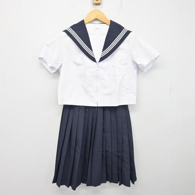 【中古】愛知県 尾西第三中学校/旧制服 女子制服 3点 (セーラー服・スカート) sf101119