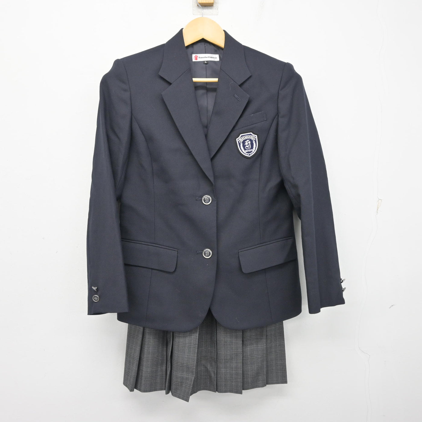 【中古】神奈川県 早渕中学校 女子制服 4点 (ブレザー・スカート) sf101129