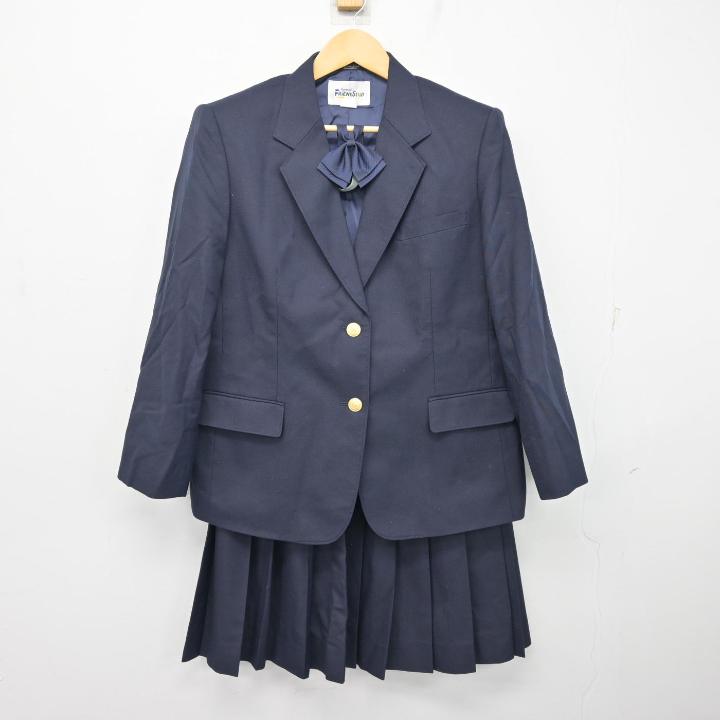 【中古】神奈川県 川崎市立橘中学校 女子制服 3点 (ブレザー・スカート) sf101140