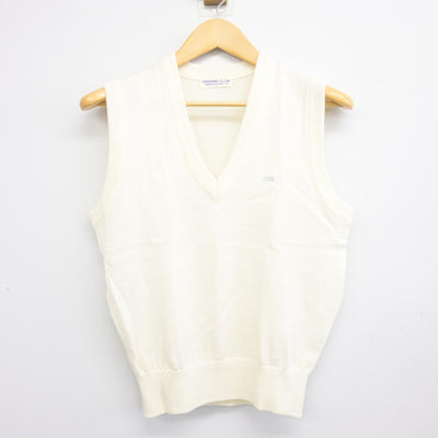 【中古】北海道 北海学園札幌高等学校 女子制服 2点 (ニットベスト) sf101160