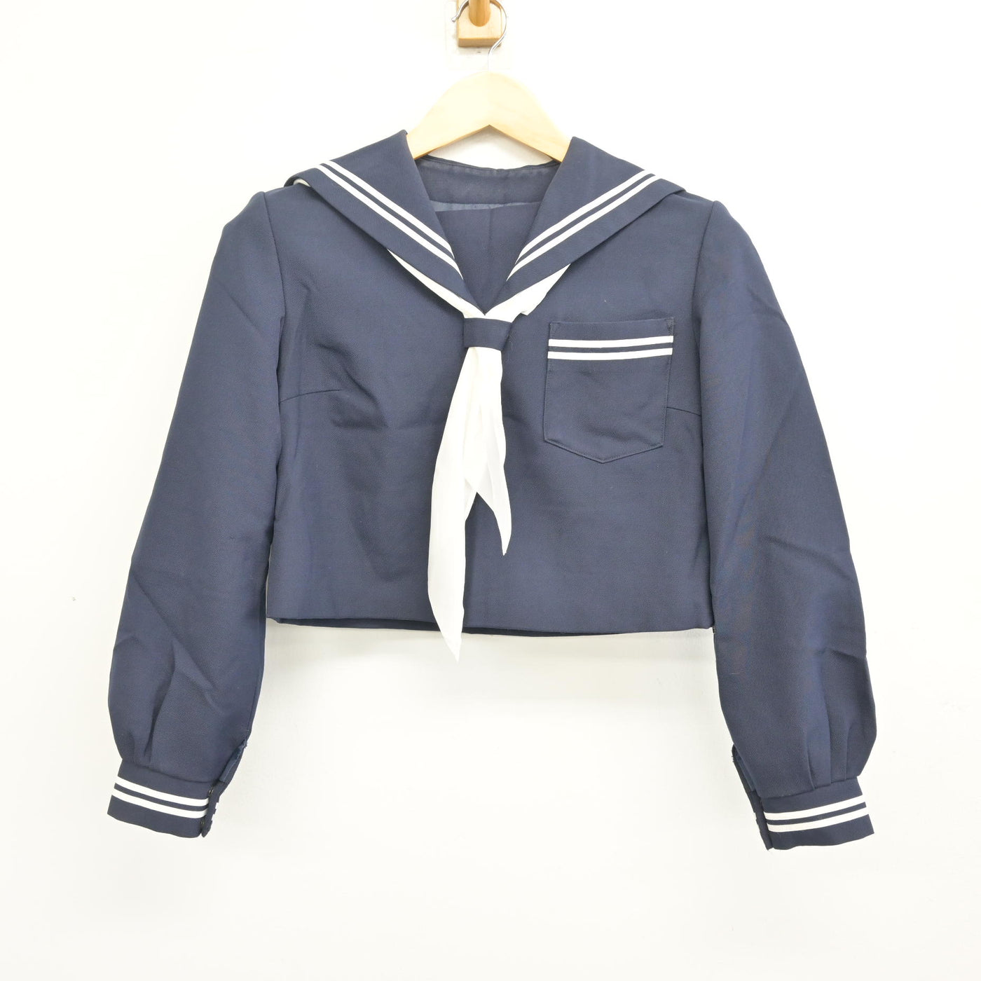 【中古】広島県 向東中学校 女子制服 3点 (セーラー服・スカート) sf101161