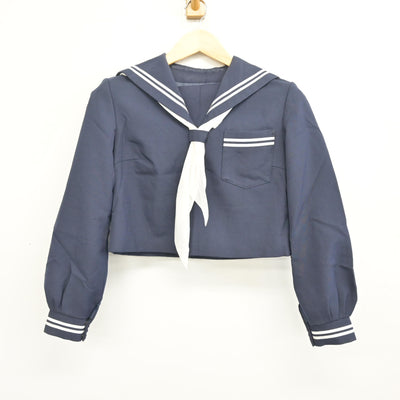 【中古】広島県 向東中学校 女子制服 3点 (セーラー服・スカート) sf101161