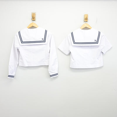 【中古】広島県 尾道東高等学校 女子制服 2点 (セーラー服) sf101163