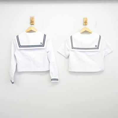 【中古】広島県 尾道東高等学校 女子制服 2点 (セーラー服) sf101164