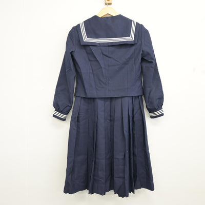 【中古】茨城県 ひたちなか市立美乃浜学園 女子制服 3点 (セーラー服・ジャンパースカート) sf101166