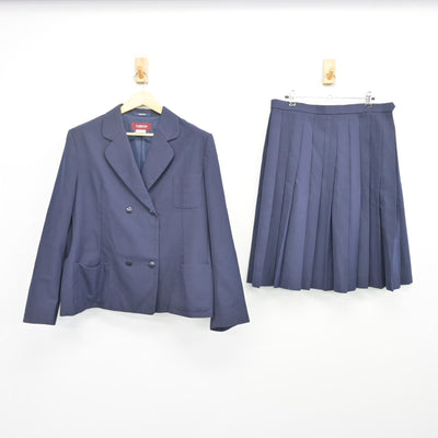 【中古】愛媛県 旭中学校 女子制服 2点 (ブレザー・スカート) sf101172