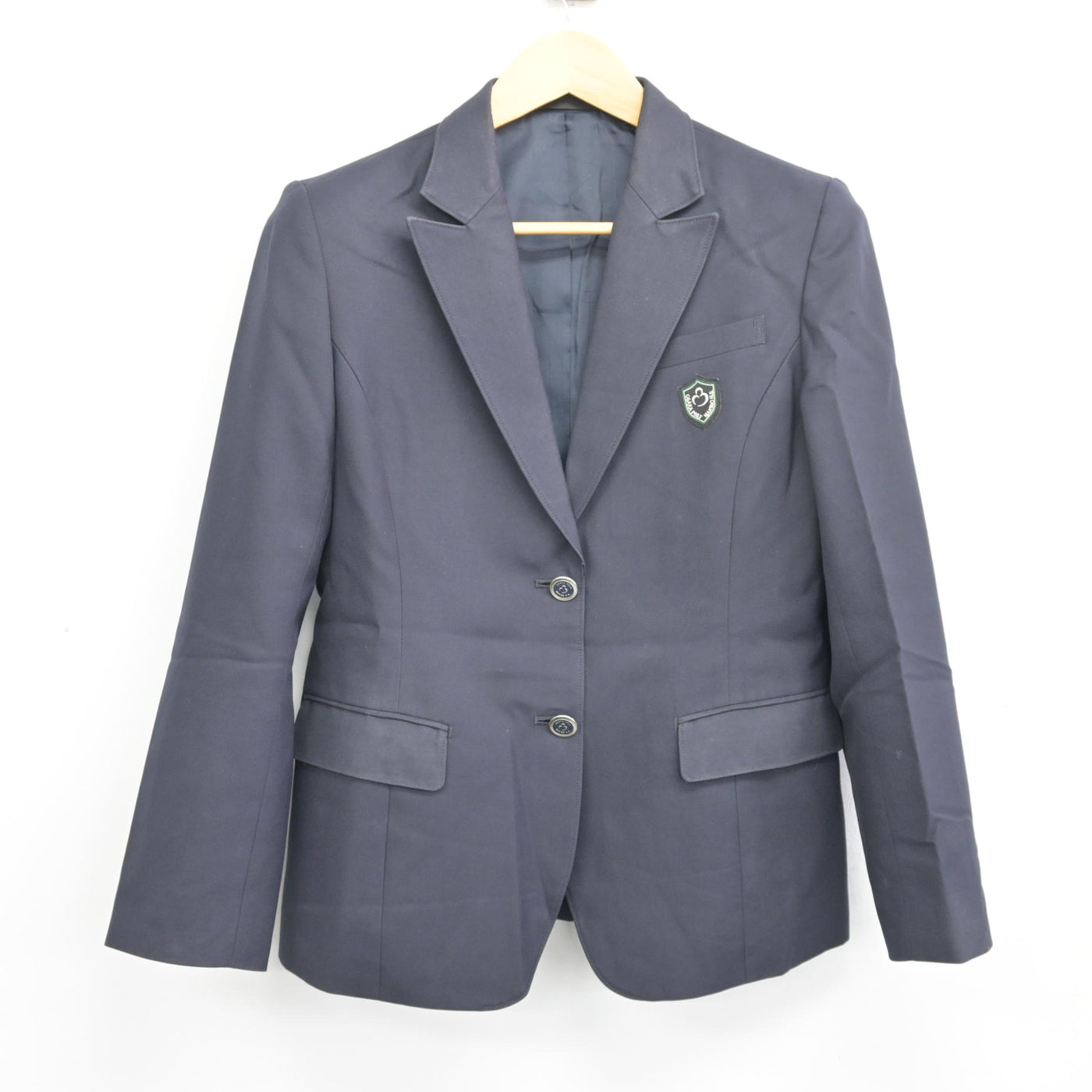 【中古】大阪府 牧野高等学校 女子制服 2点 (ブレザー・スカート) sf101184