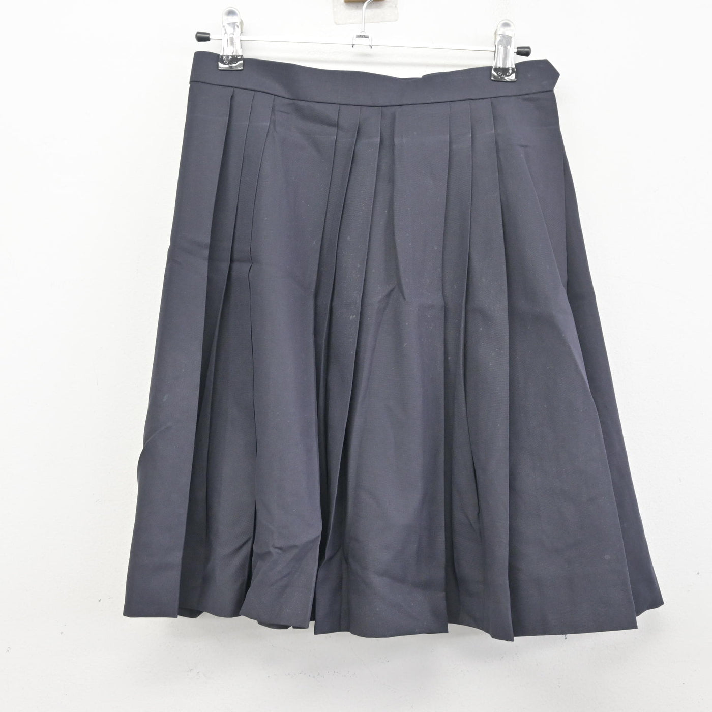 【中古】大阪府 牧野高等学校 女子制服 2点 (ニットベスト・スカート) sf101186