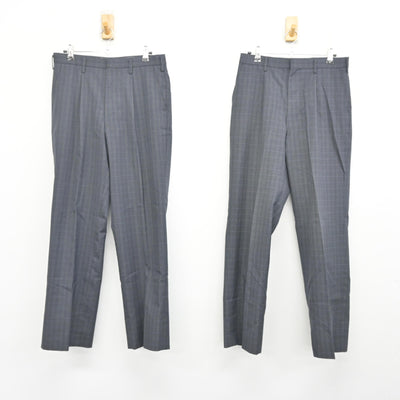 【中古】大阪府 北かわち皐が丘高等学校 男子制服 4点 (ブレザー・ズボン) sf101187