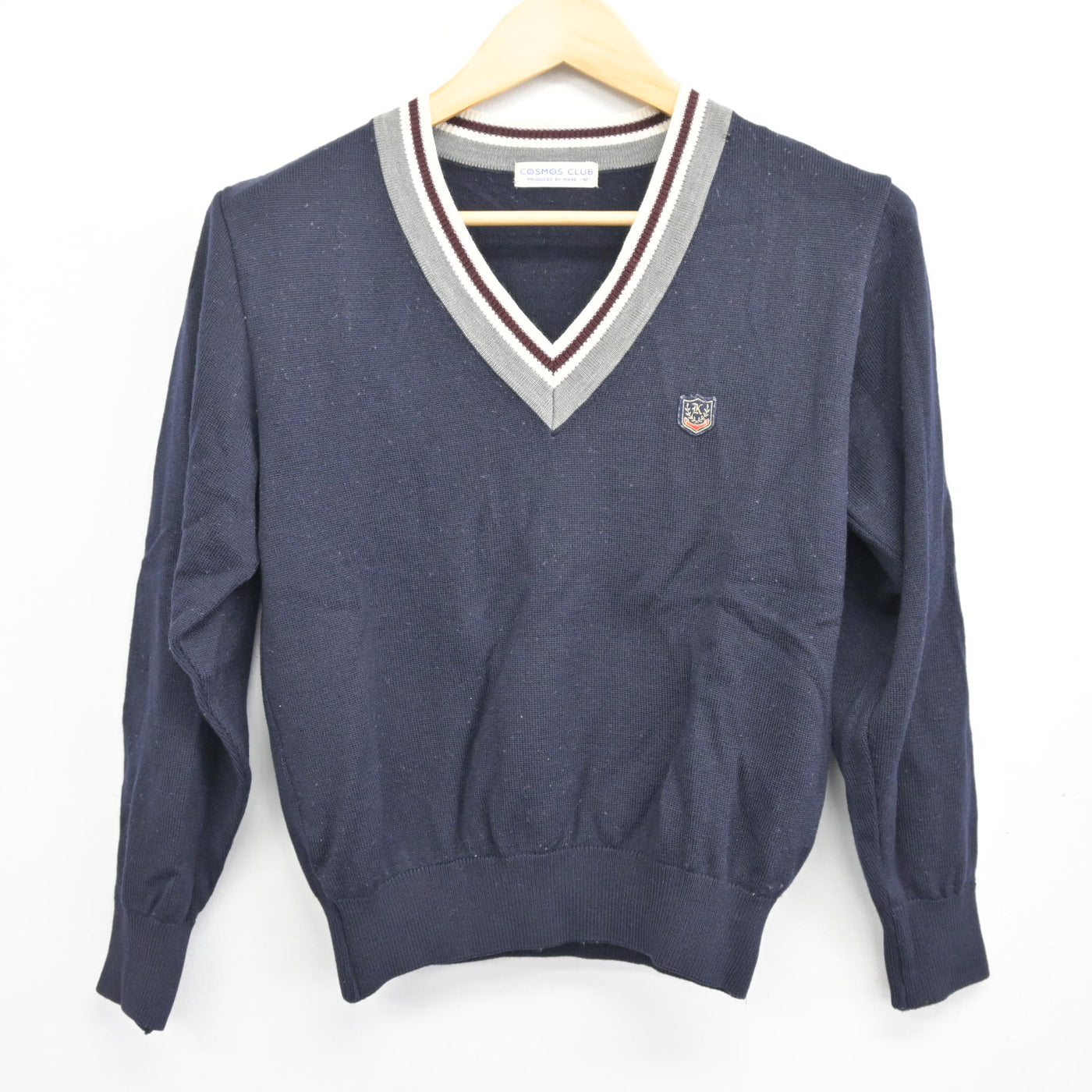 【中古】愛媛県 川之石高等学校 女子制服 2点 (ニット・ニットベスト) sf101192