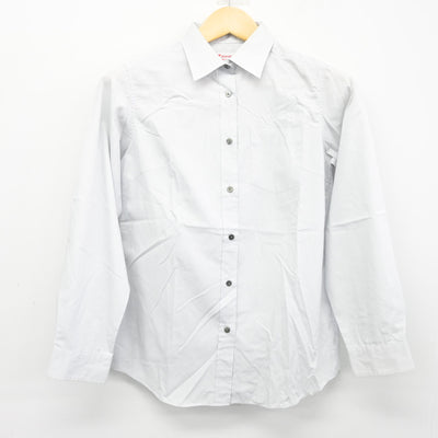 【中古】愛媛県 川之石高等学校 女子制服 2点 (ニットベスト・シャツ) sf101193