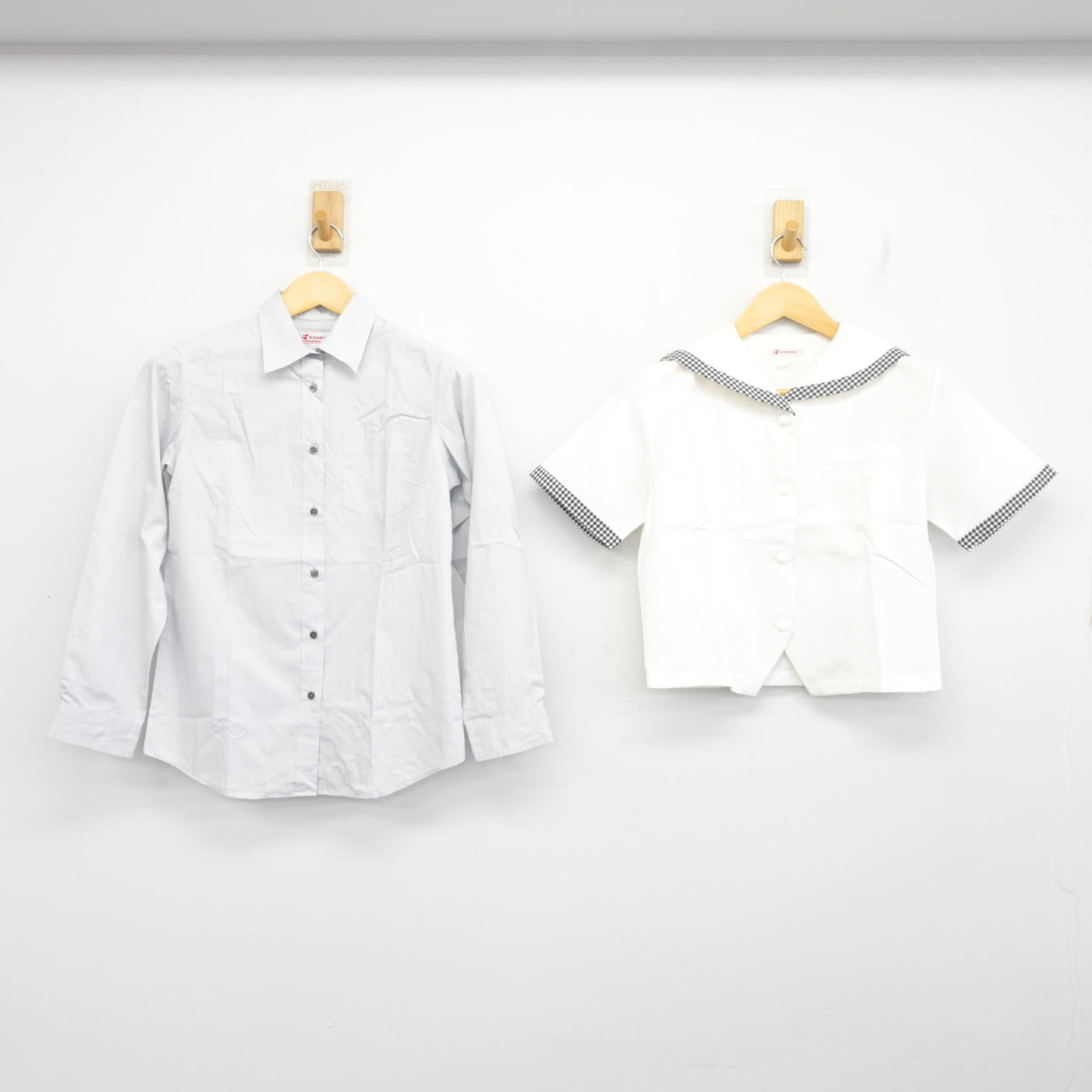 【中古】愛媛県 川之石高等学校 女子制服 2点 (シャツ・ブラウス) sf101194