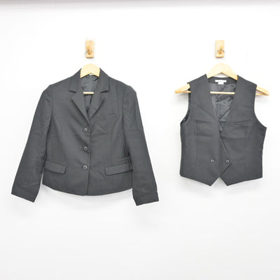 【中古】愛媛県 八幡浜高等学校 女子制服 3点 (ブレザー・ベスト・スカート) sf101195