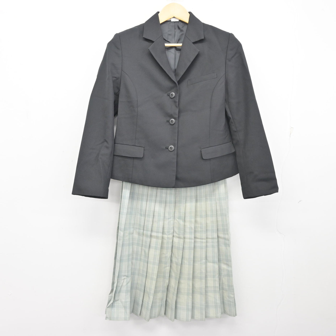 【中古】愛媛県 八幡浜高等学校 女子制服 2点 (ブレザー・スカート) sf101196