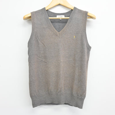 【中古】東京都 東村山第五中学校 女子制服 2点 (ニットベスト・スカート) sf101197