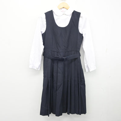 【中古】東京都 大泉学園中学校 女子制服 3点 (ブレザー・シャツ・ジャンパースカート) sf101199