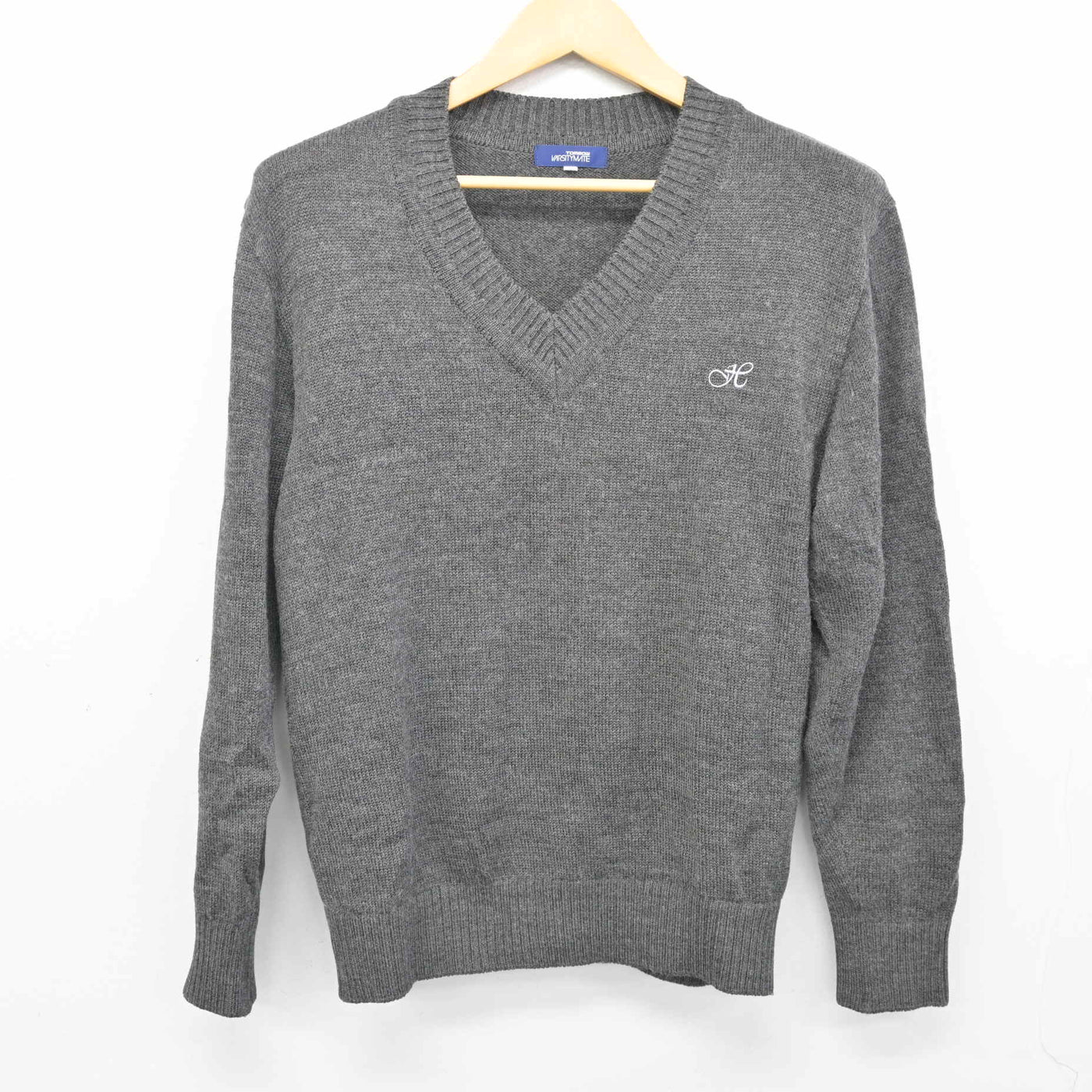 【中古】東京都 豊南高等学校 男子制服 2点 (ニット・シャツ) sf101203