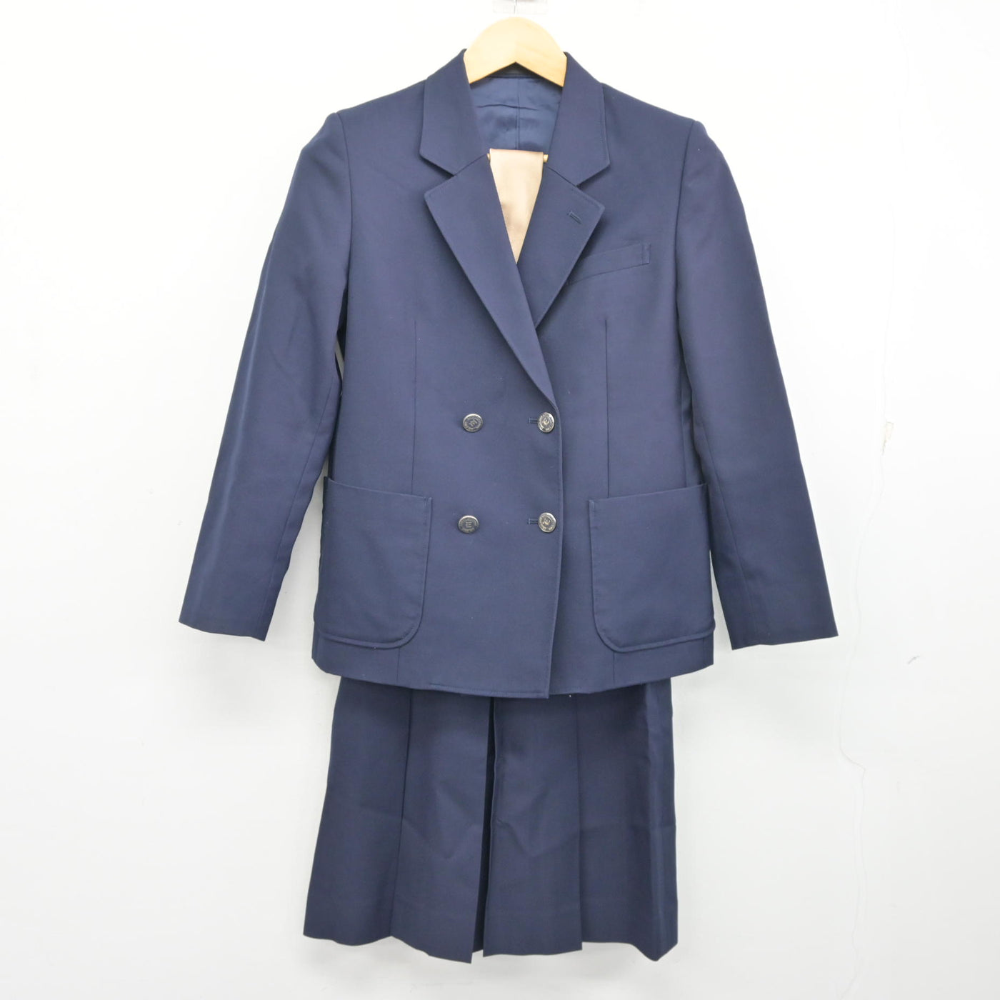 【中古】神奈川県 海老名高等学校 女子制服 3点 (ブレザー・スカート) sf101204
