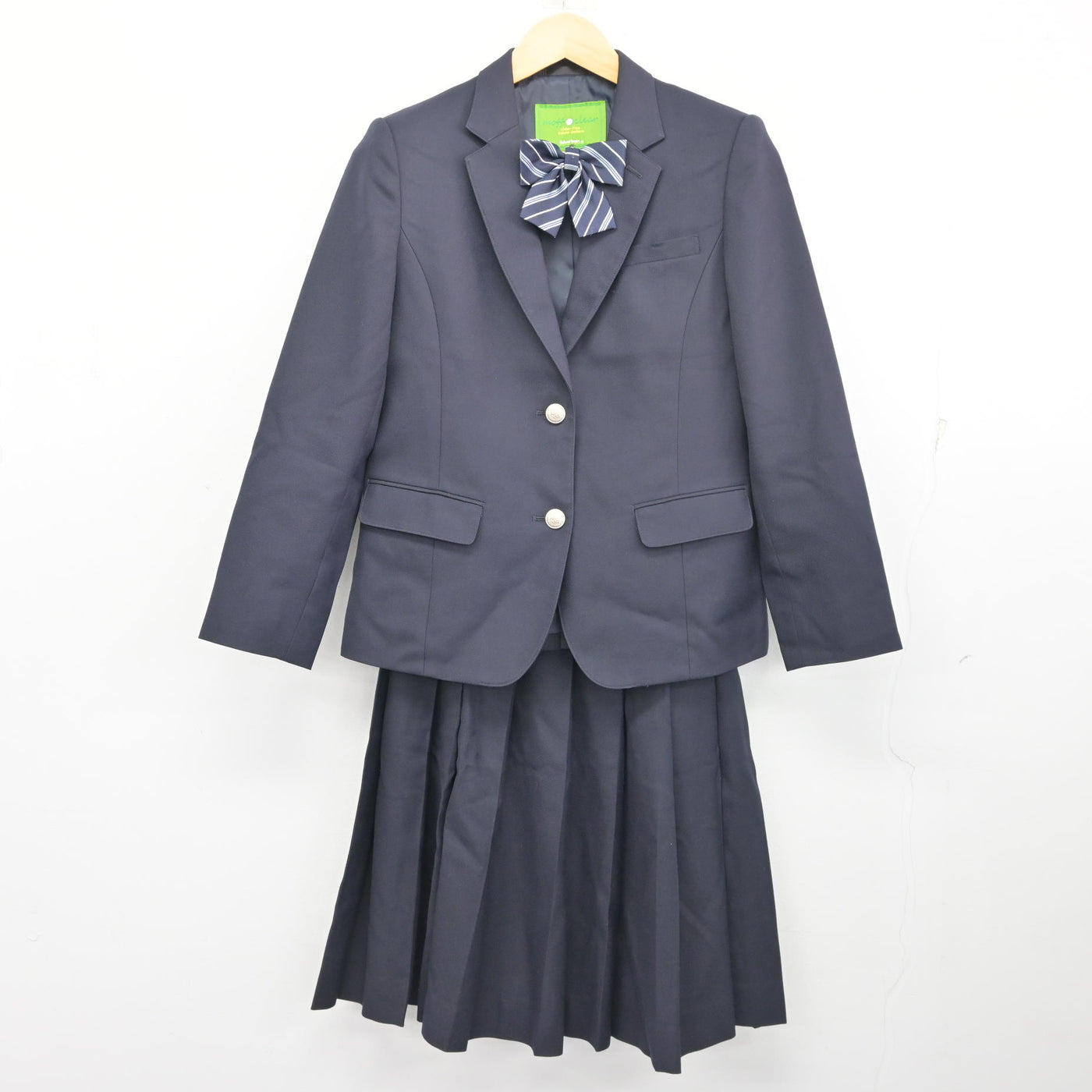 【中古】茨城県 ひたち野うしく中学校 女子制服 3点 (ブレザー・スカート) sf101206