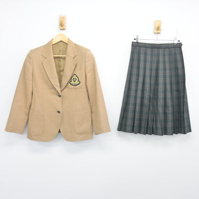 【中古】三重県 松阪商業高等学校 女子制服 2点 (ブレザー・スカート) sf101208