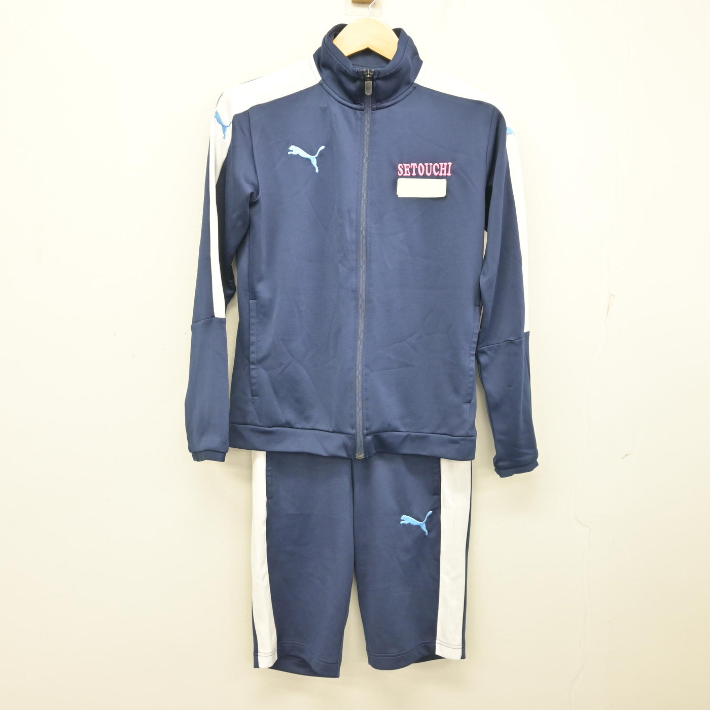 【中古】広島県 瀬戸内高等学校 女子制服 3点 (ジャージ 上・体操服 下・ジャージ 下) sf101215