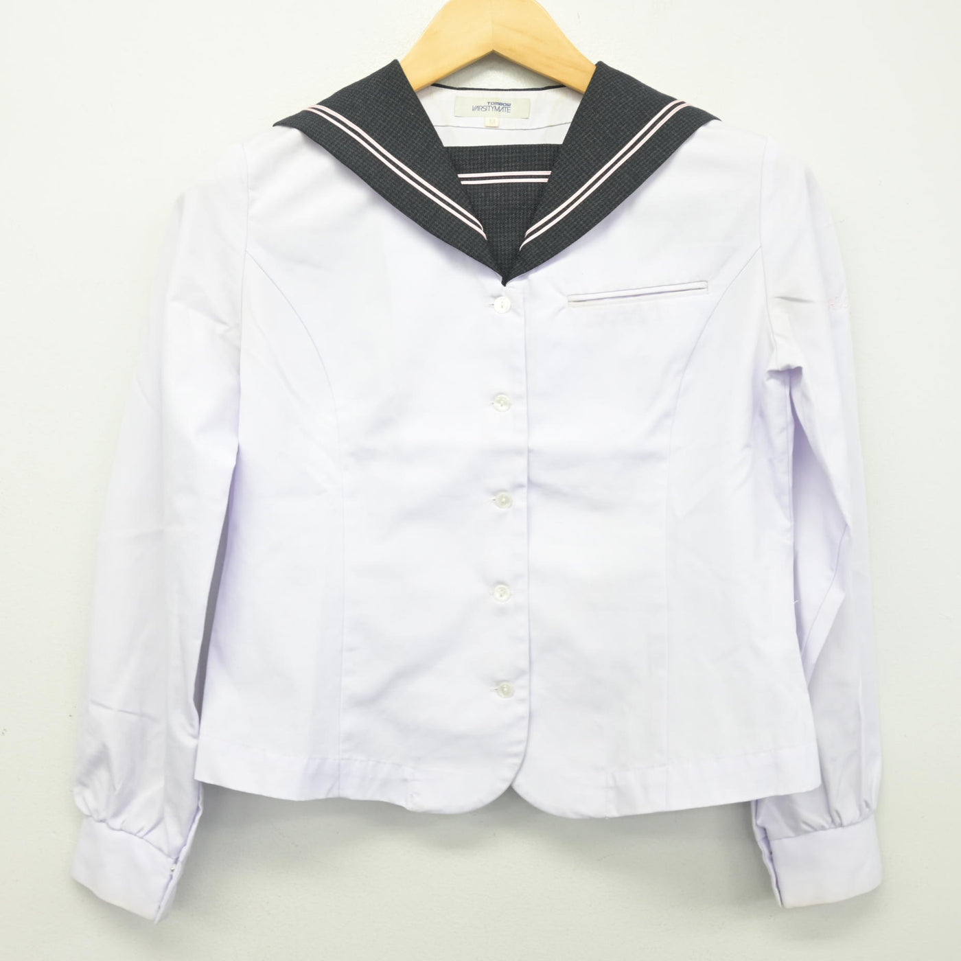 【中古】広島県 瀬戸内高等学校 女子制服 3点 (ニット・ブラウス・スカート) sf101217