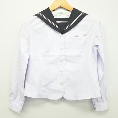 【中古】広島県 瀬戸内高等学校 女子制服 3点 (ニット・ブラウス・スカート) sf101217