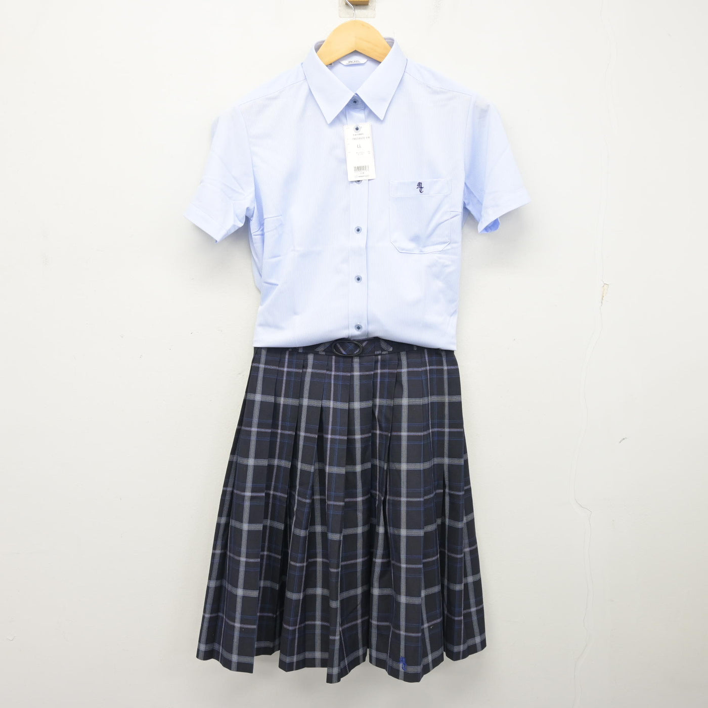 【中古】京都府 宮津天橋高等学校 女子制服 2点 (シャツ・スカート) sf101219