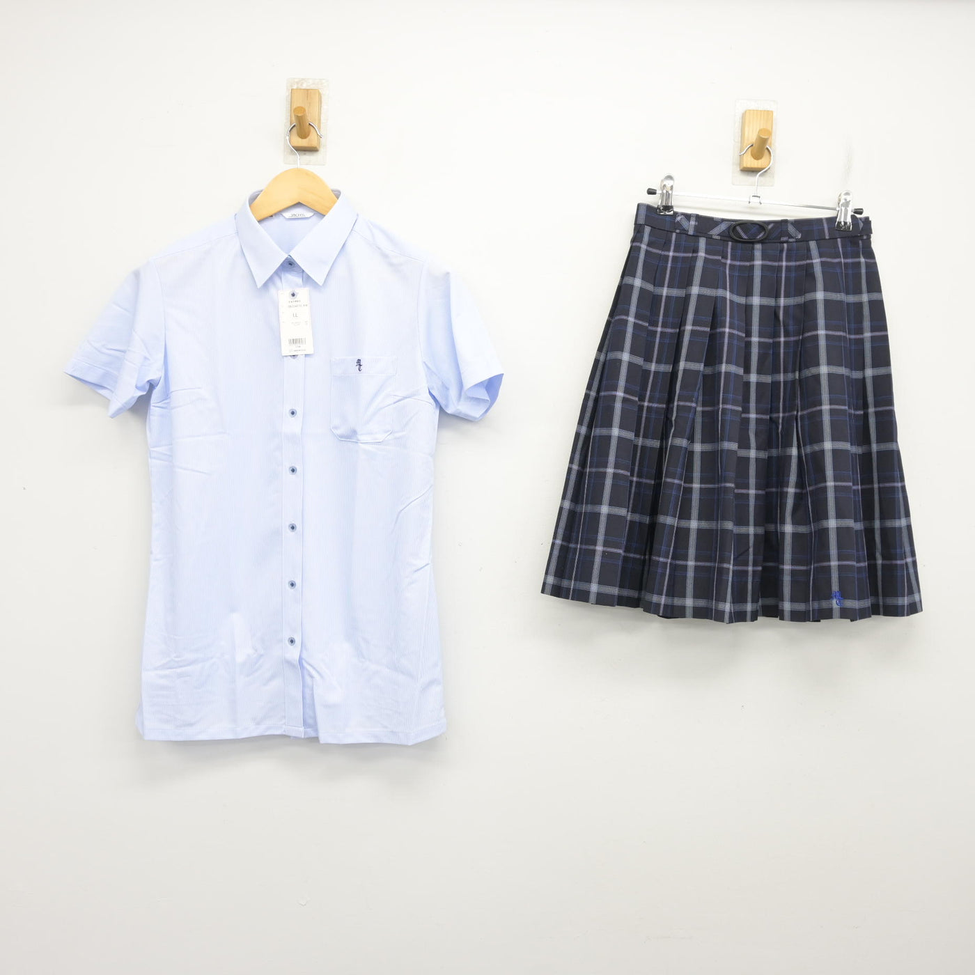 【中古】京都府 宮津天橋高等学校 女子制服 2点 (シャツ・スカート) sf101219
