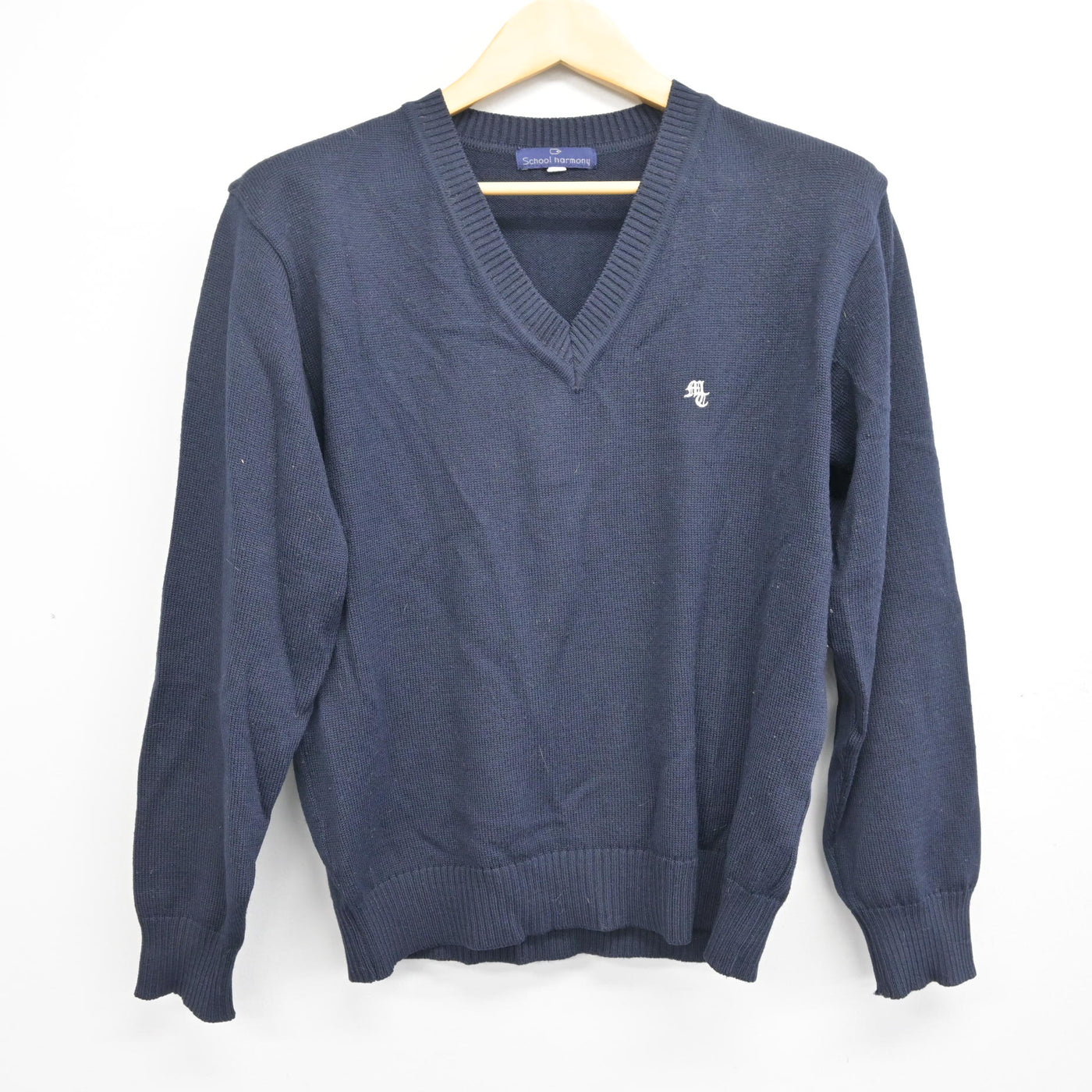 【中古】京都府 宮津天橋高等学校 女子制服 2点 (ニット・シャツ) sf101220