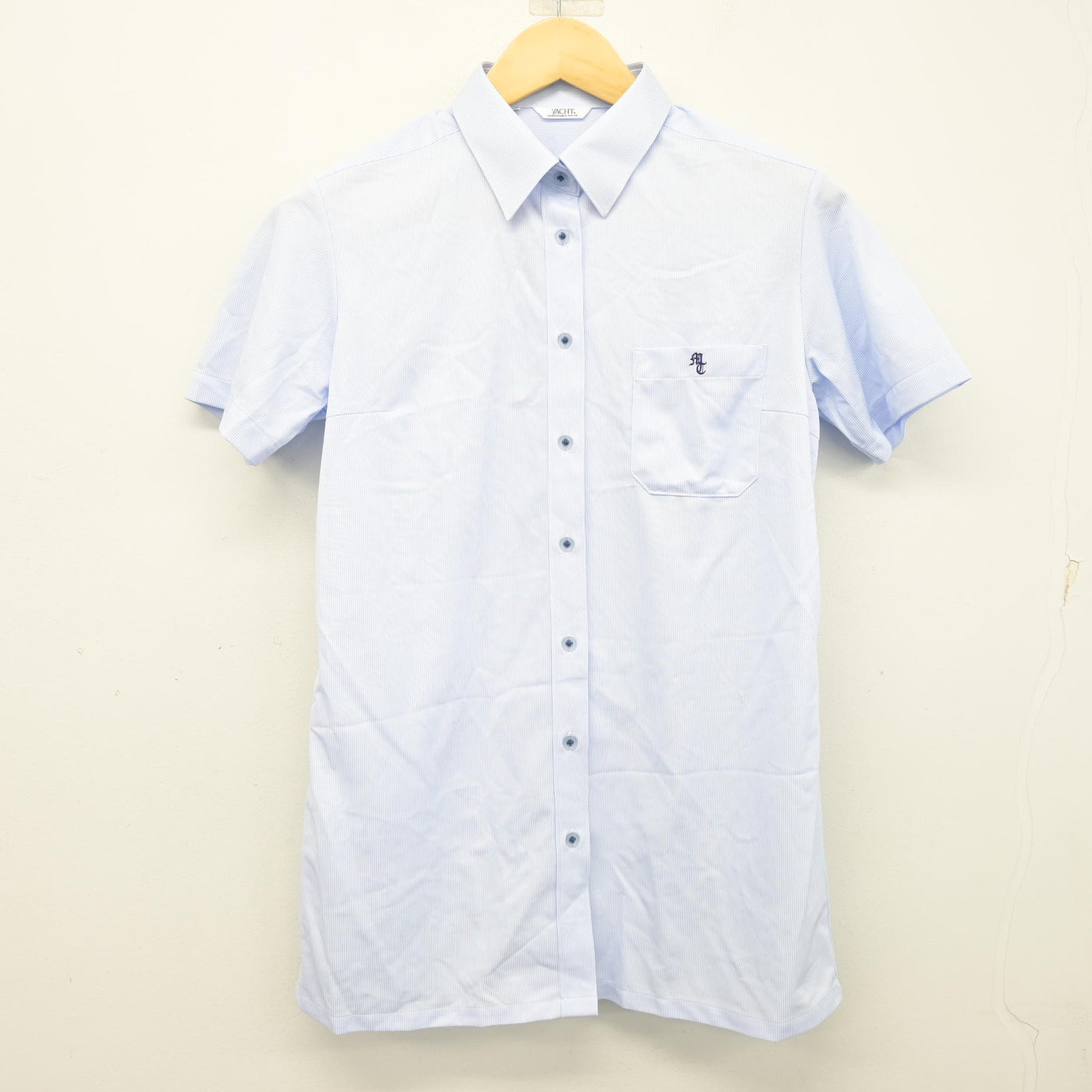 【中古】京都府 宮津天橋高等学校 女子制服 2点 (ニットベスト・シャツ) sf101221