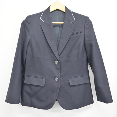 【中古】福岡県 福岡市内中学標準服 女子制服 4点 (ブレザー・シャツ・スカート) sf101224