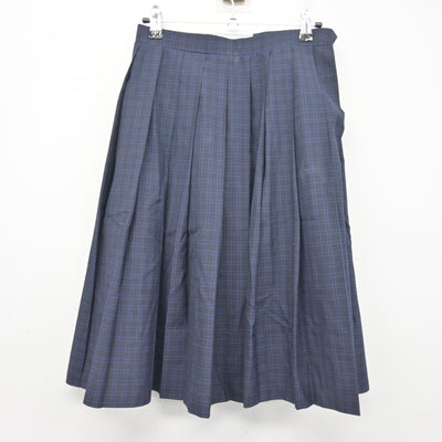 【中古】福岡県 福岡市内中学標準服 女子制服 2点 (シャツ・スカート) sf101225
