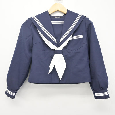 【中古】大阪府 福泉中学校 女子制服 6点 (セーラー服・スカート) sf101226