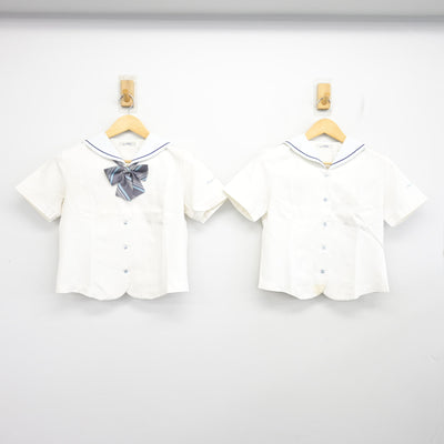 【中古】福岡県 光陵高等学校 女子制服 4点 (セーラー服・スカート) sf101233