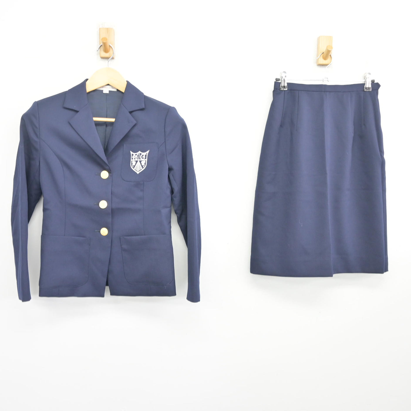 中古】兵庫県 甲南女子大学 女子制服 2点 (ブレザー・スカート