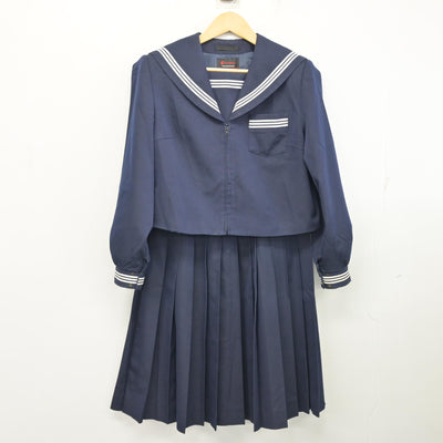 【中古】山口県 岩国中学校/旧制服 女子制服 2点 (セーラー服・スカート) sf101246