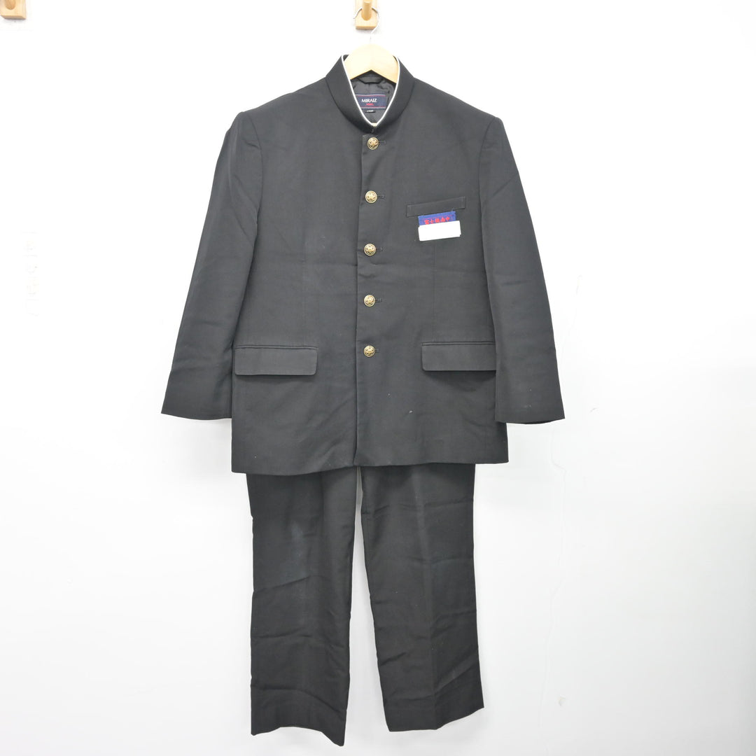 中古】静岡県 富士根南中学校 男子制服 2点 (学ラン・ズボン) sf101260