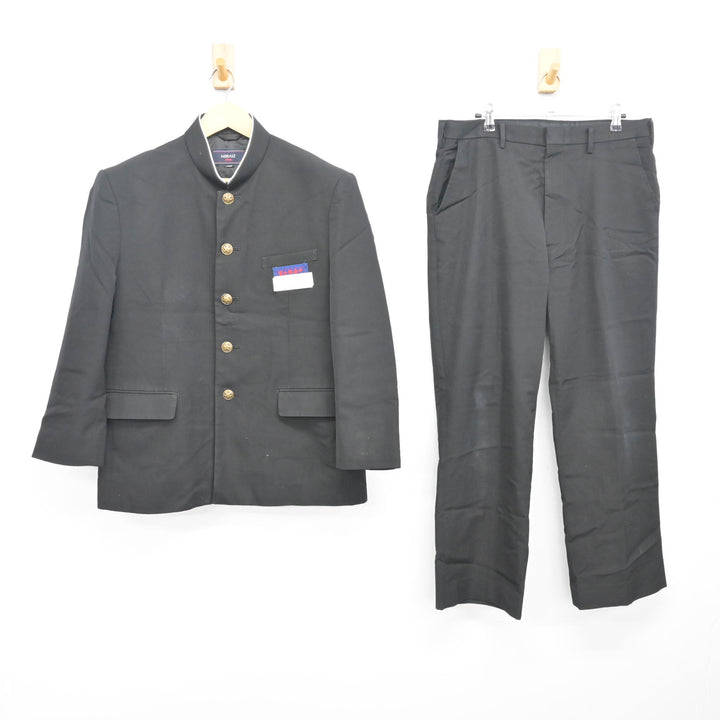 中古】静岡県 富士根南中学校 男子制服 2点 (学ラン・ズボン) sf101260