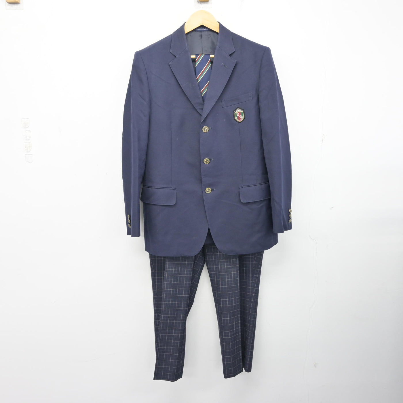 滑川総合 川越総合 制服 中古 埼玉県 滑川総合高等学校 男子制服 2点