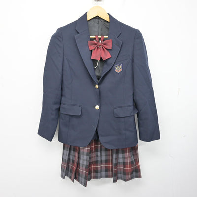 【中古】長野県 屋代南高等学校 女子制服 3点 (ブレザー・スカート) sf101294