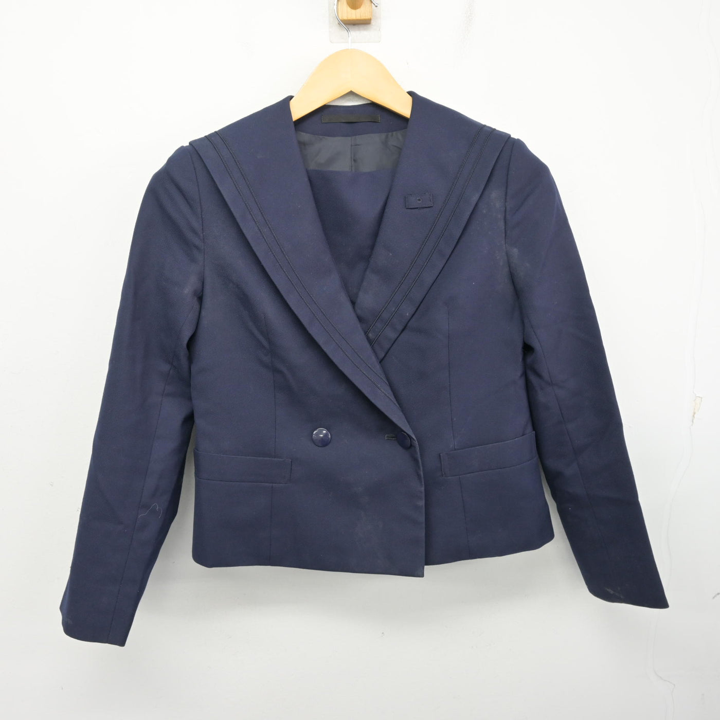 【中古】神奈川県 厚木高等学校 女子制服 3点 (ブレザー・スカート) sf101297