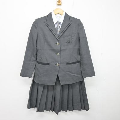 【中古】兵庫県 相生産業高等学校 女子制服 5点 (ブレザー・シャツ・スカート) sf101309