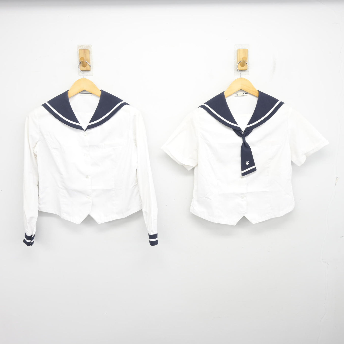 【中古】熊本県 慶誠高等学校 女子制服 3点 (セーラー服) sf101313