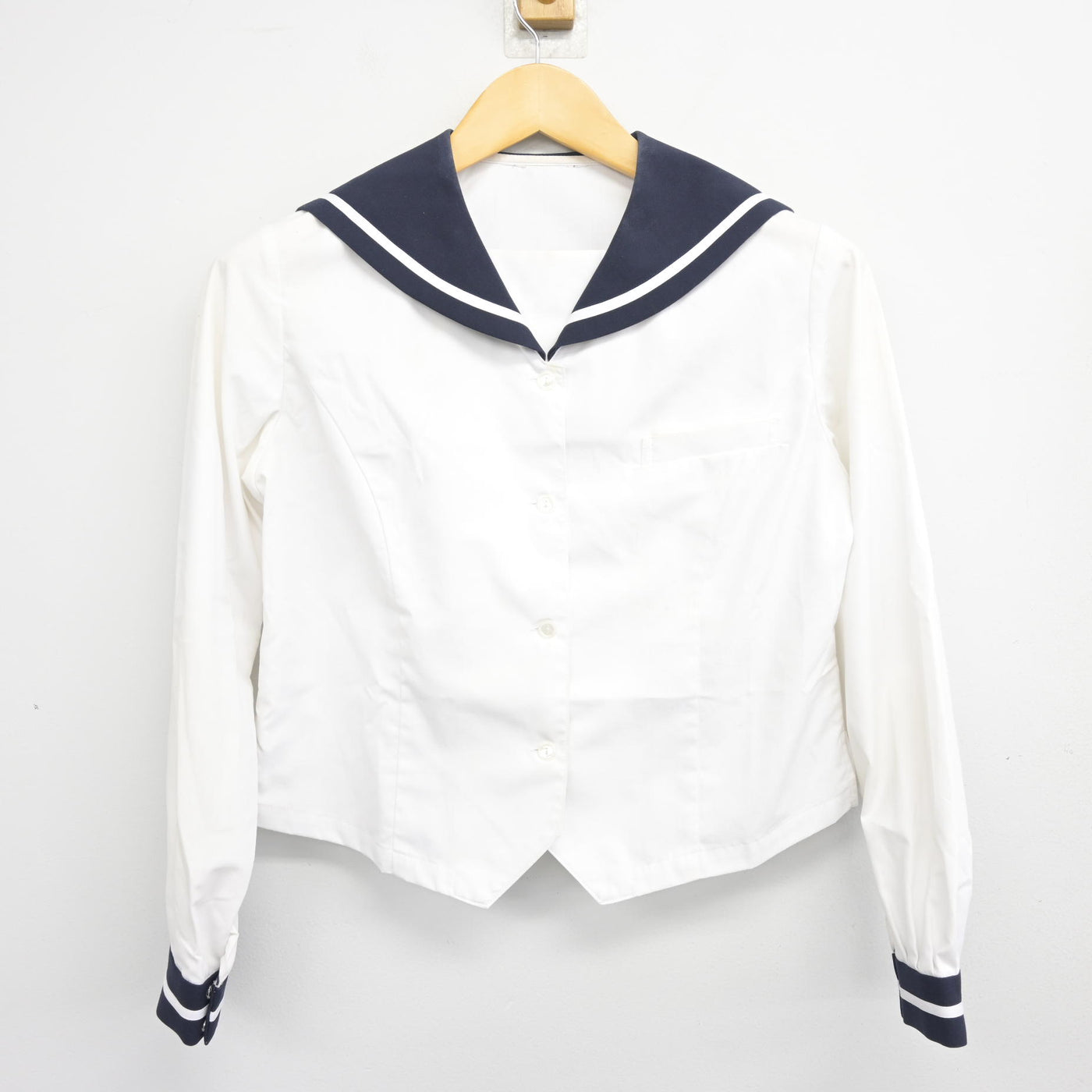 【中古】熊本県 慶誠高等学校 女子制服 3点 (セーラー服) sf101313