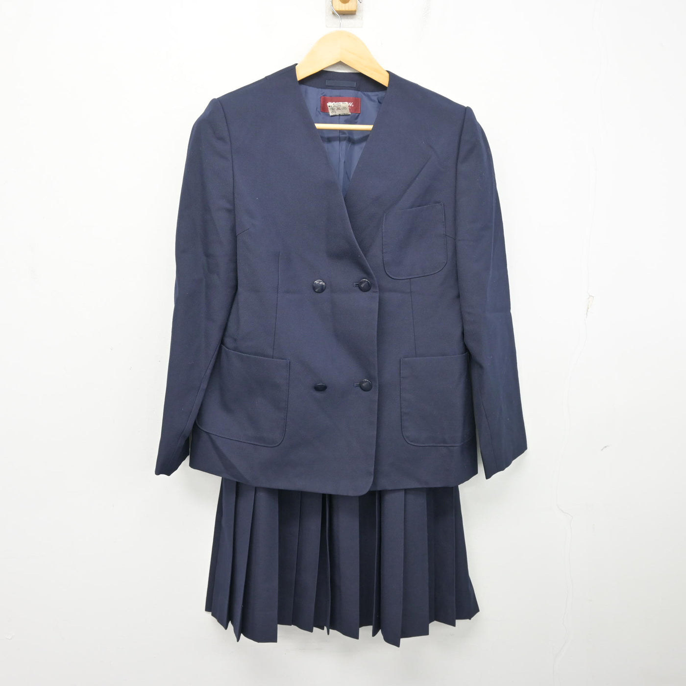【中古】岩手県 河南中学校 女子制服 3点 (ブレザー・ベスト・スカート) sf101315