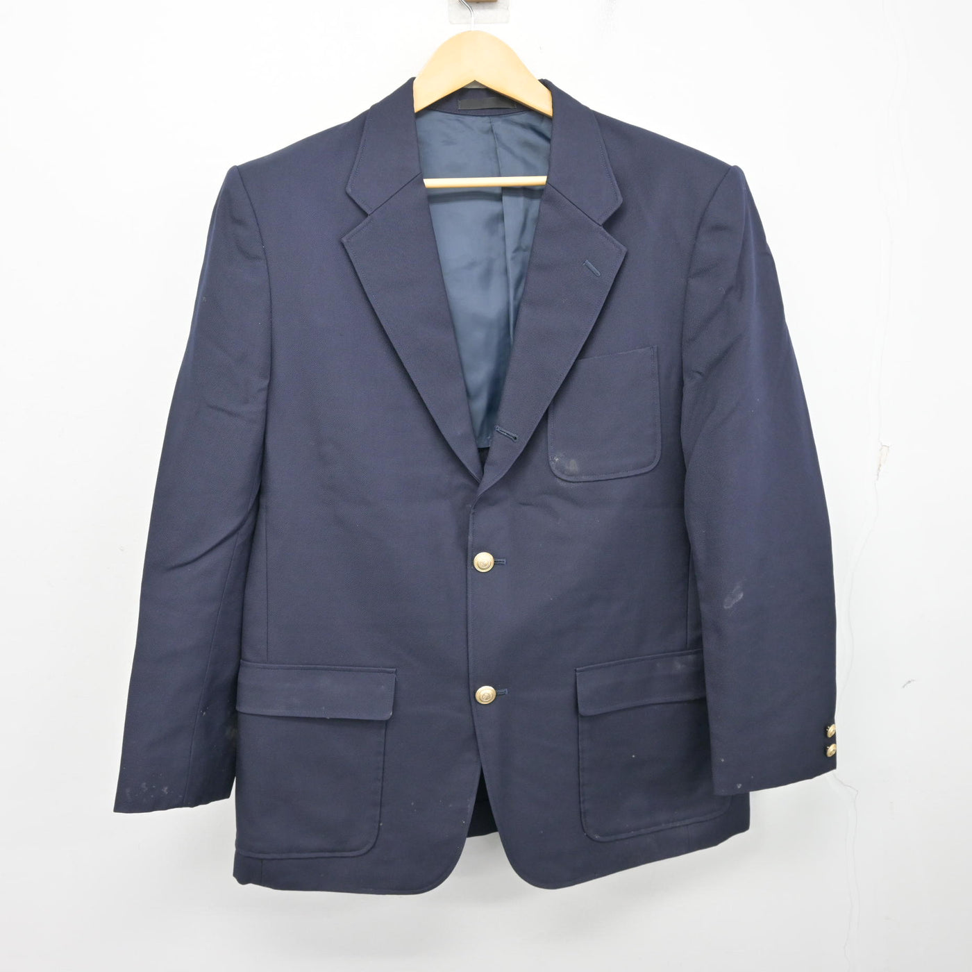 【中古】岩手県 盛岡スコーレ高等学校 男子制服 3点 (ブレザー・ズボン・ズボン) sf101316