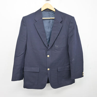 【中古】岩手県 盛岡スコーレ高等学校 男子制服 3点 (ブレザー・ズボン・ズボン) sf101316