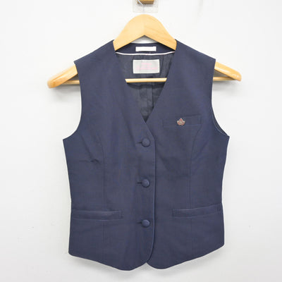 【中古】埼玉県 与野高等学校 女子制服 3点 (ベスト・スカート) sf101318