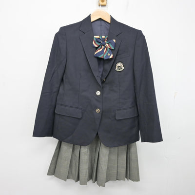 【中古】神奈川県 横浜創英高等学校 女子制服 3点 (ブレザー・スカート) sf101324